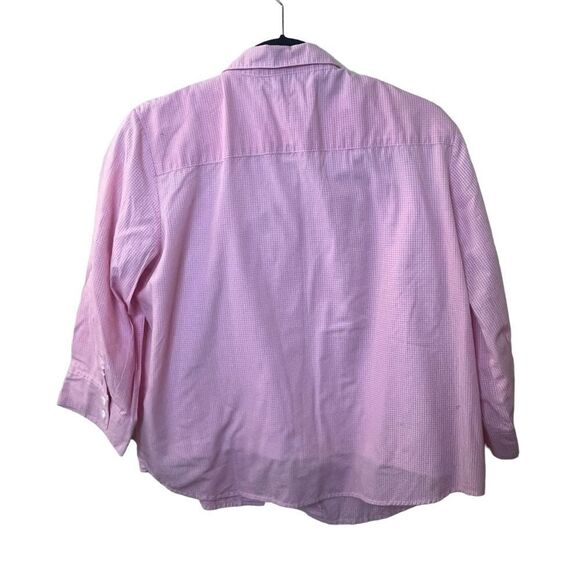 🎉Breckenridge Gingham Vacation Button Down Shirt Sz LP - Picture 6 of 8